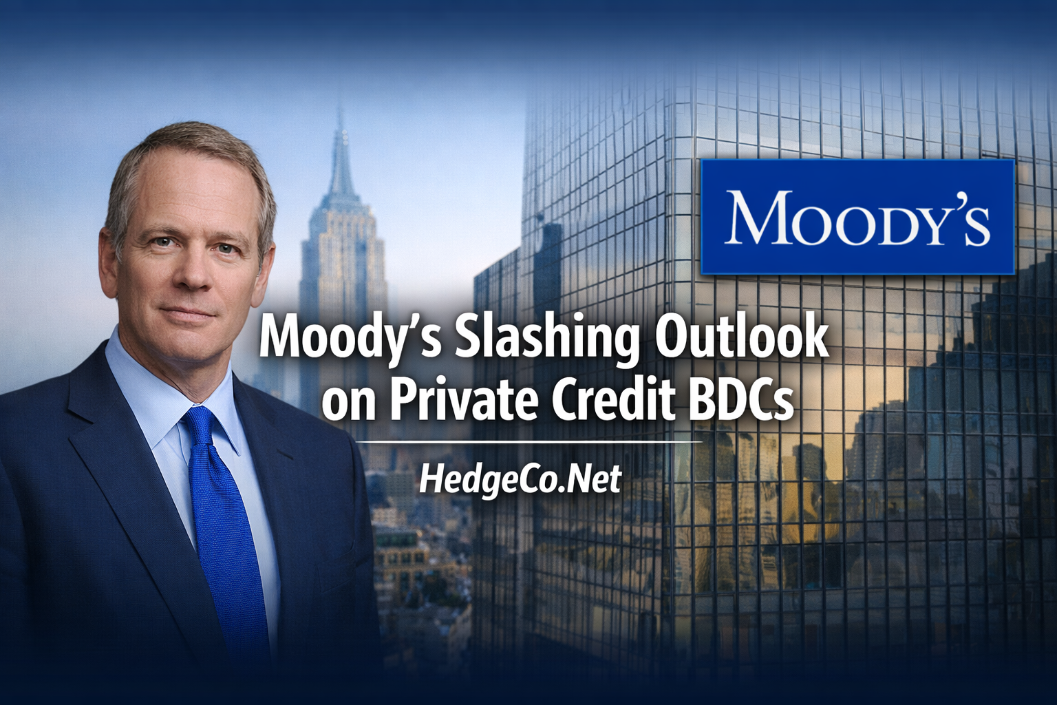 Moody’s Slashing Outlook on Private Credit BDCs:
