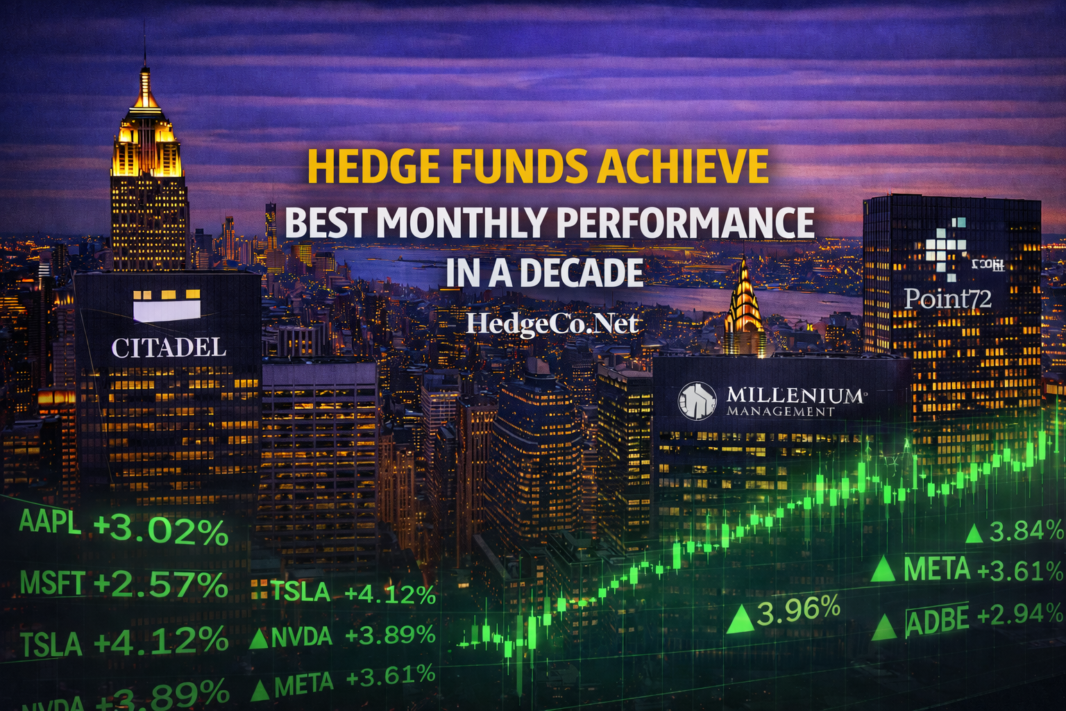 Hedge Funds Roar Back: Inside the Best Monthly Performance in a Decade and the Return of Alpha: