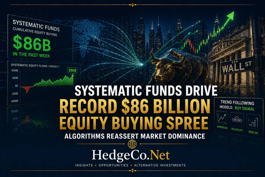 Systematic Funds Drive $86 Billion Equity Surge