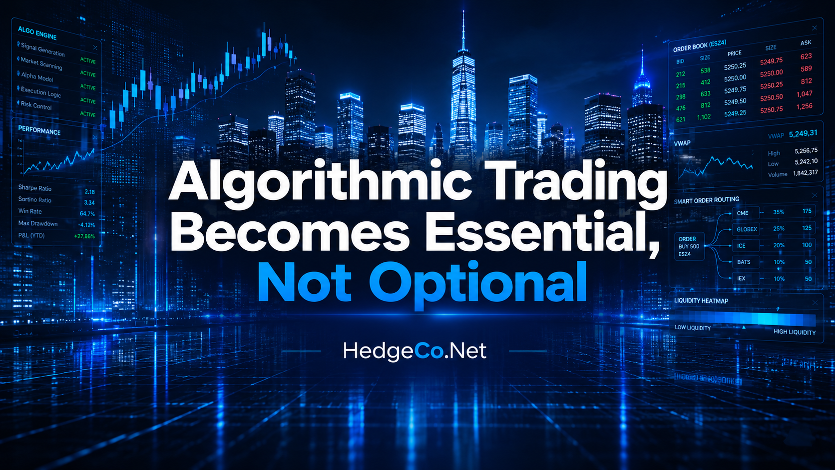 Algorithmic Trading Becomes “Essential,” Not “Optional” for the Modern Hedge Fund: